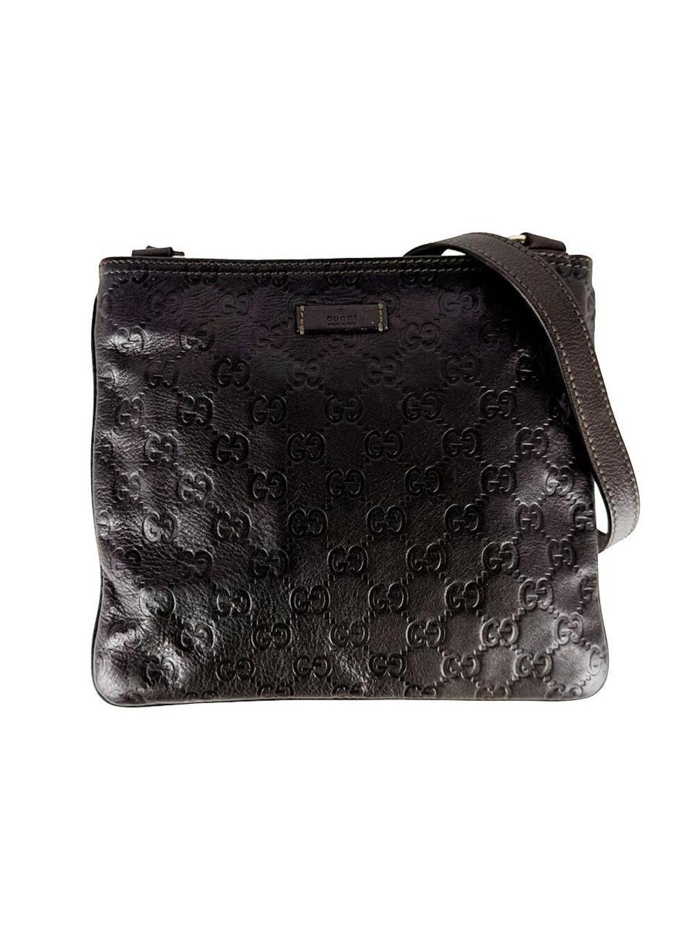 Auth Gucci Guccissima Shoulder Bag #363506G42B